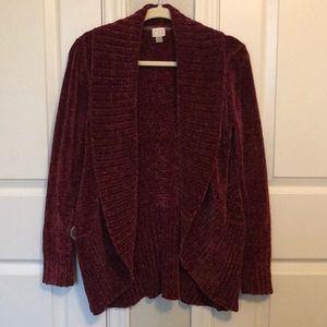 Target Red Chenille Sweater